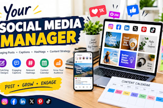 social media manager, schedule post on social media platform, tiktok