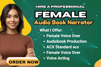 be your british female audiobook narrator for acx and voice actor