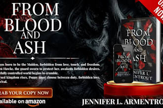 design a professional book promotion banner ad