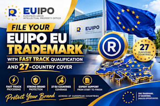 file your euipo eu trademark  with fast track qualification and 27 country cover