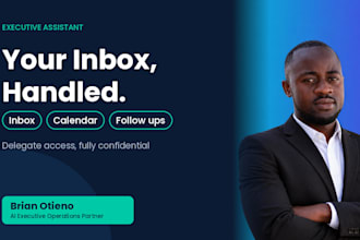 manage your inbox and calendar as your executive assistant
