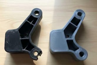 design and repair automotive plastic parts for 3d printing
