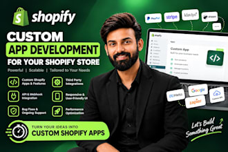 develop custom shopify app for integrations