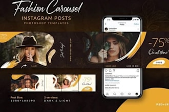 do amazing instagram carousel post design likendin carousel post for your brand