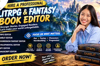 developmentally edit your litrpg, gamelit, and progression fantasy
