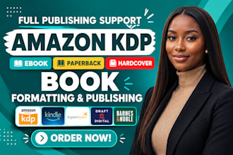 do  book formatting, kindle ebookformatting, amazon kdp, book formatting
