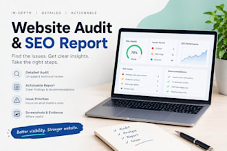 audit your website and provide a detailed SEO report