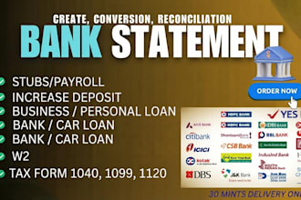 convert bank statement bank statement pdf to editable format