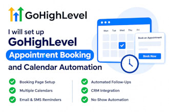 set up gohighlevel appointment booking and calendar automation