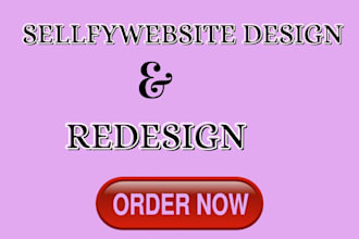 do sellfy website design and redesign website