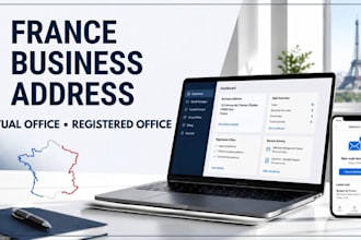 provide france virtual business address registered office mail box address