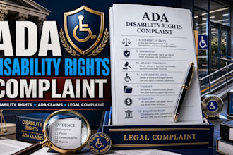 draft a powerful ada disability rights complaint for your case