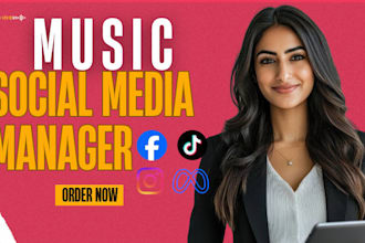 be social media manager for music promotion be ads manager for music brand