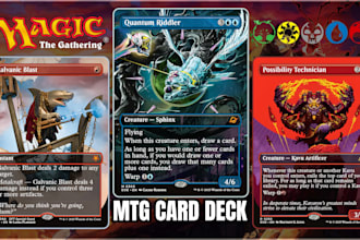 design custom mtg, tcg, playing cards and board game cards