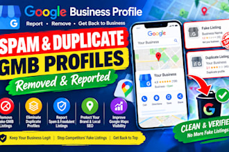 report and remove spam gmb profile listing remove fake duplicate gmb profile