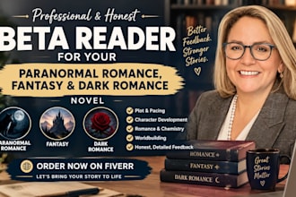 beta read paranormal romance beta reader fantasy dark romance novel beta reader