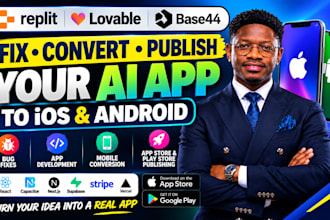 fix replit lovable base44 app convert replit to capacitor ios android app vormac