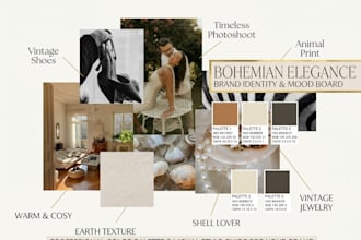 create custom brand color palettes and fashion mood boards