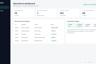 build a django react web portal or business workflow app