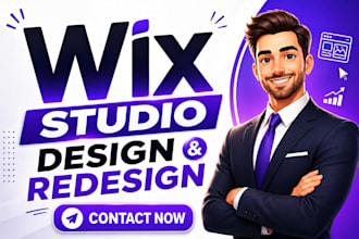 design and redesign wix studio website