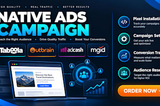 setup taboola outbrain mgid native ads campaigns and optimize