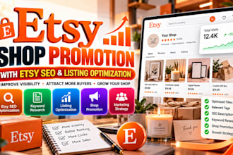 do etsy shop promotion with etsy SEO listing optimization