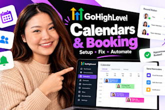 setup and fix gohighlevel calendars round robin booking and reminders
