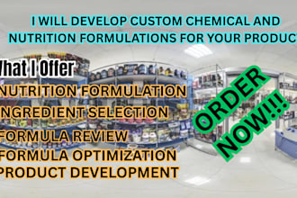 develop custom chemical and nutrition