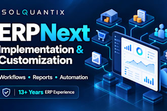 implement and customize erpnext and automate workflows