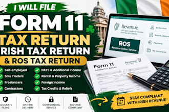 file form 11 tax return, irish tax return and ros tax return