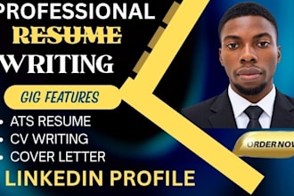 rewrite your resume CV and optimize it for ats and recruiters