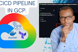 setup github actions cicd pipeline docker gcp
