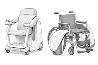 design custom wheelchair and carrier products with 3d cad