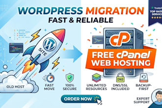 migrate wordpress with free cpanel web hosting fast securely