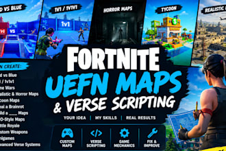build uefn fortnite maps for you