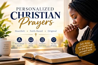 write heartfelt personalized christian prayers