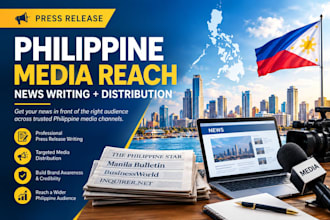 craft and distribute your news across philippine media channels