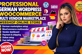 develop  german woocommerce multi vendor marketplace webshop online store