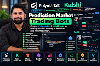 build polymarket trading bot bundler bot market marker bot volume bot kalshi bot