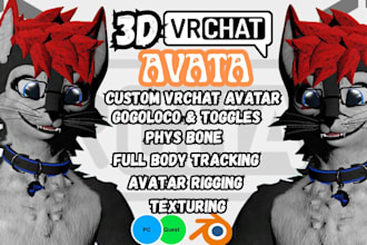 upload vrchat avatar and make custom vrchat avatar model