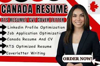 write ats resume, canadian resume, CV and cover letter for canada jobs