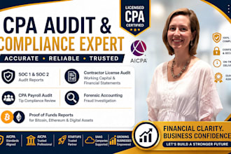 prepare contractor license audit,CPA attestation,financial statement,CPA letter