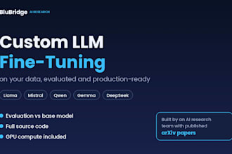 build, fine tune and deploy custom llms for your business