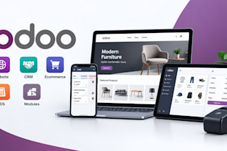 do odoo website design, crm, ecommerce, pos and modules
