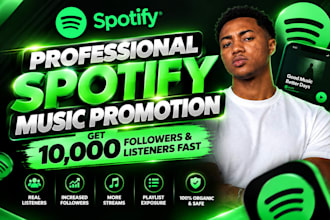 increase spotify monthly listeners, usa spotify stresms and spotify followers