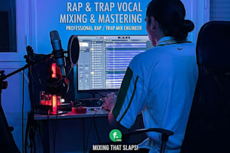 mix and master your rap, trap or drill song