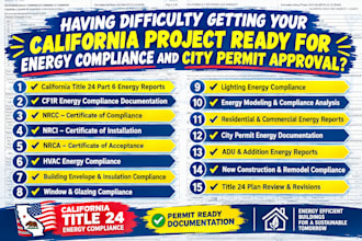 do california title 24 energy reports for city permit approval, nrcc nrci cf1r