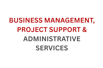 help with business management and project support