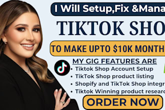 setup tik tok shop, fix tiktok dropshipping, tiktok shop manager tiktok shop ads