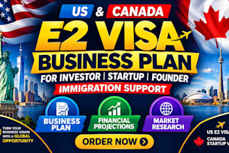 create e2 visa business plan for us investor startup founder immigration support